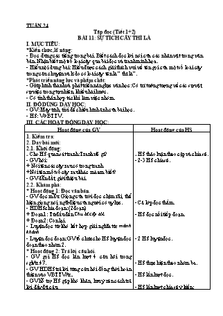 Giáo án Tiếng Việt Lớp 2 Sách Kết nối tri thức với cuộc sống - Tuần 24