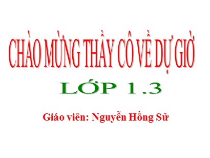 Bài giảng Tiếng Việt Lớp 1 Sách Kết nối tri thức với cuộc sống - Bài âm Y - Nguyễn Hồng Sử