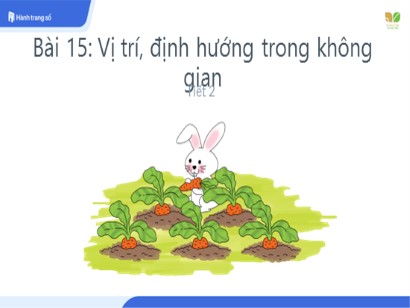 Bài giảng Toán Lớp 1 Sách Kết nối tri thức với cuộc sống - Bài 15: Vị trí, định hướng trong không gian (Tiết 2)