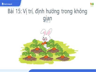 Bài giảng Toán Lớp 1 Sách Kết nối tri thức với cuộc sống - Bài 15: Vị trí, định hướng trong không gian (Tiết 3)