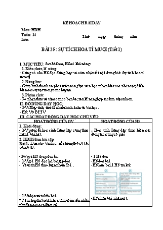 Kế hoạch bài dạy Tiếng Việt Lớp 2 Sách Kết nối tri thức với cuộc sống - Tuần 14